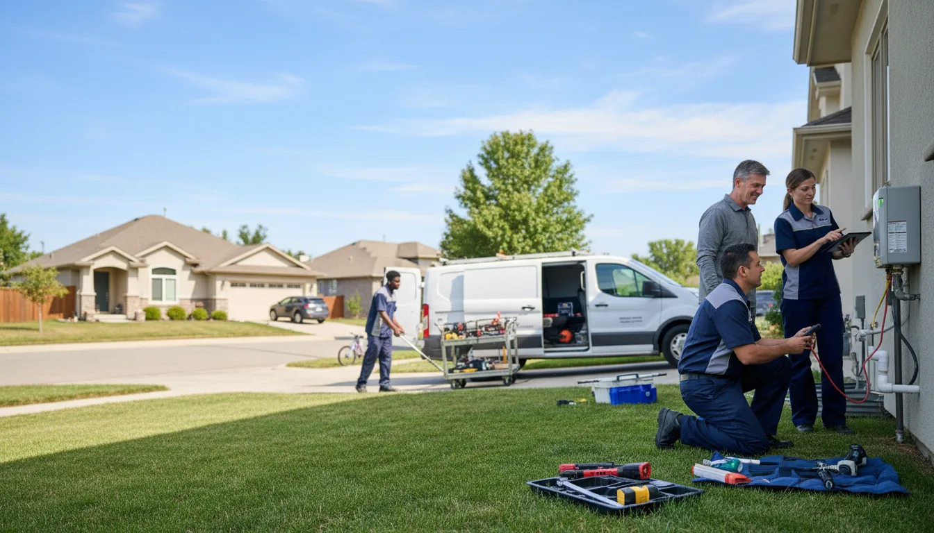 Tankless water heater service in Polk, PA